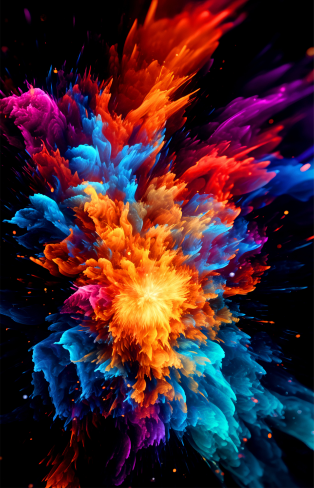 Color Flower Glass Wall Art || Designer Collection