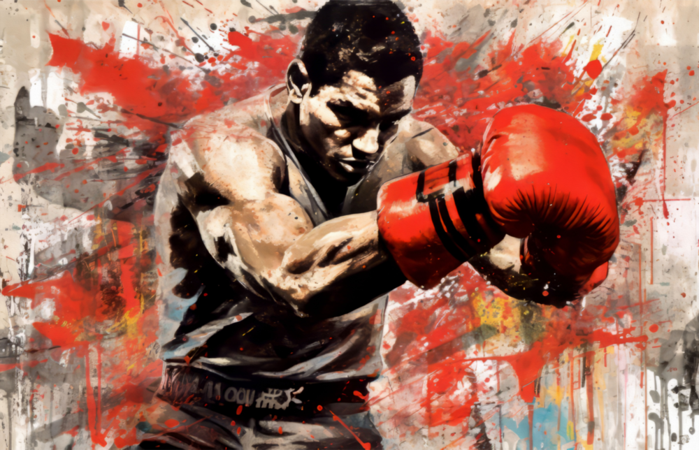 Boxing Glass Wall Art || Designer Collection