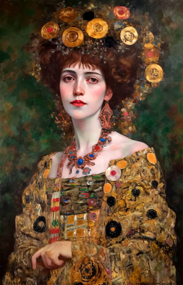 Klimt Style Glass Wall Art || Designer Collection