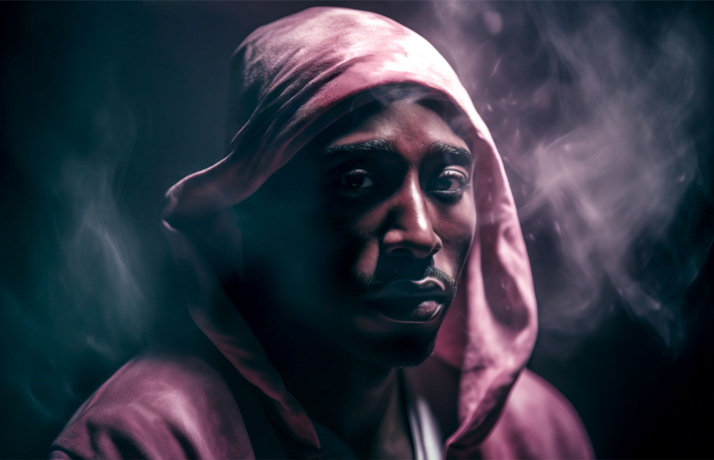 Tupac Glass Wall Art || Designer Collection