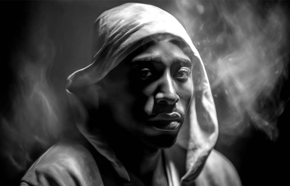 Tupac Glass Wall Art || Designer Collection