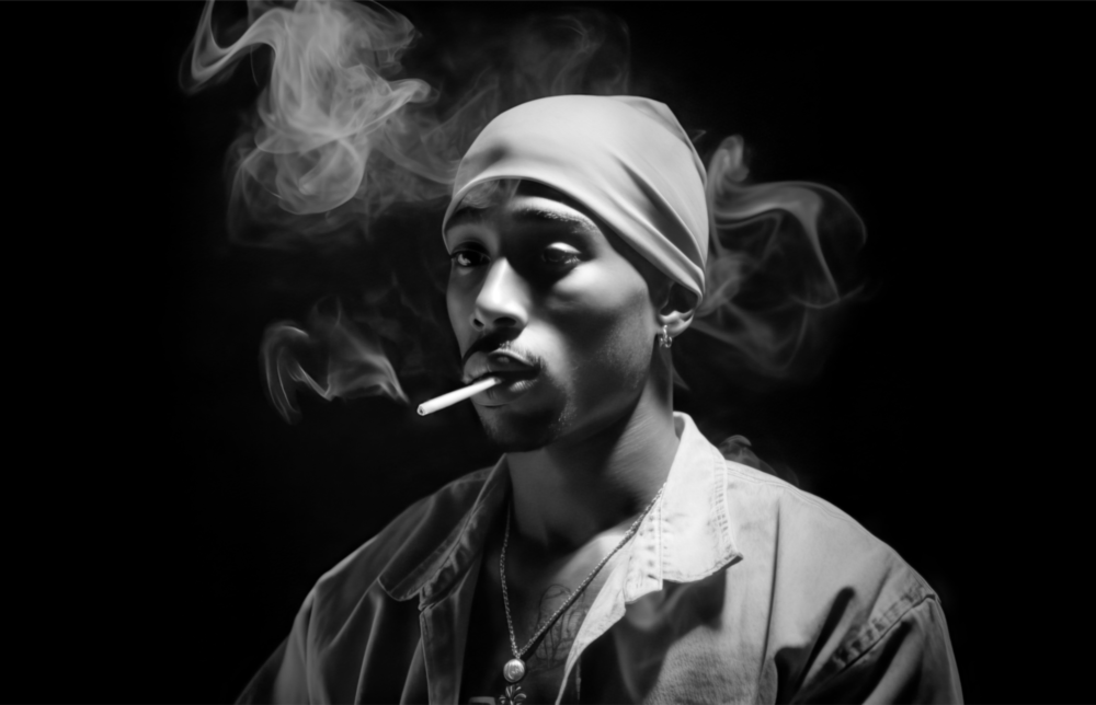 Tupac Glass Wall Art || Designer Collection