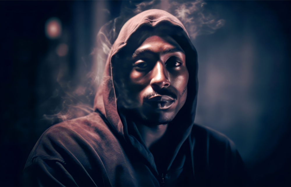 Tupac Glass Wall Art || Designer Collection