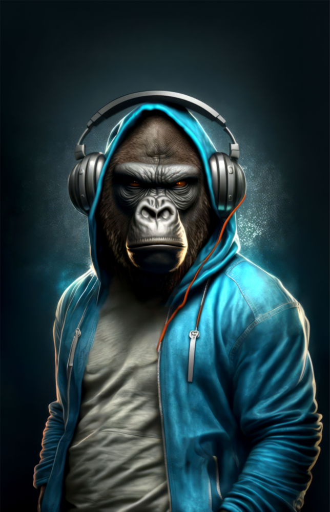 Animal Vogue Glass Wall Art|| Designer's Collection