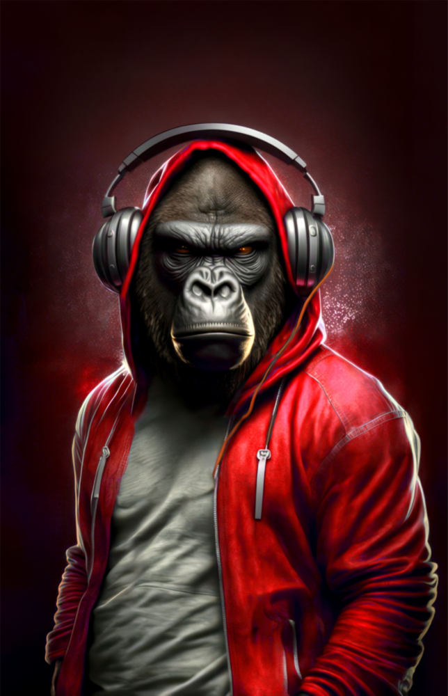 Animal Vogue Glass Wall Art|| Designer's Collection