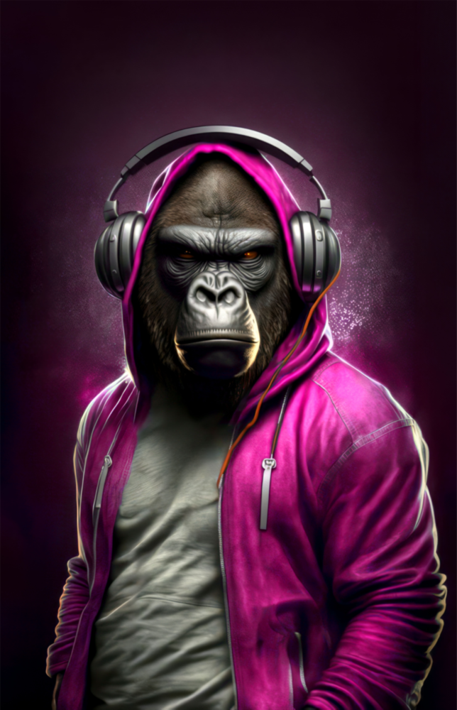 Animal Vogue Glass Wall Art|| Designer's Collection