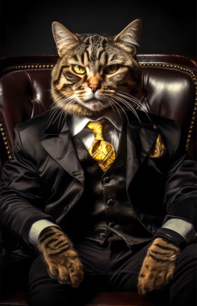 The Boss Glass Wall Art|| Designer's Collection