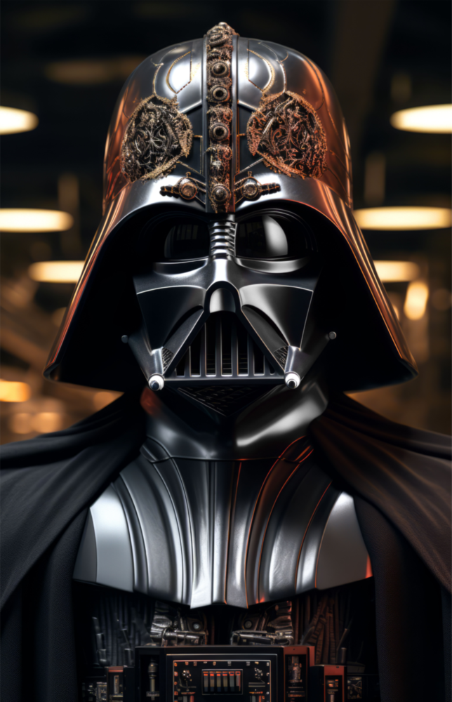 Darth Vader Glass Wall Art|| Designer's Collection