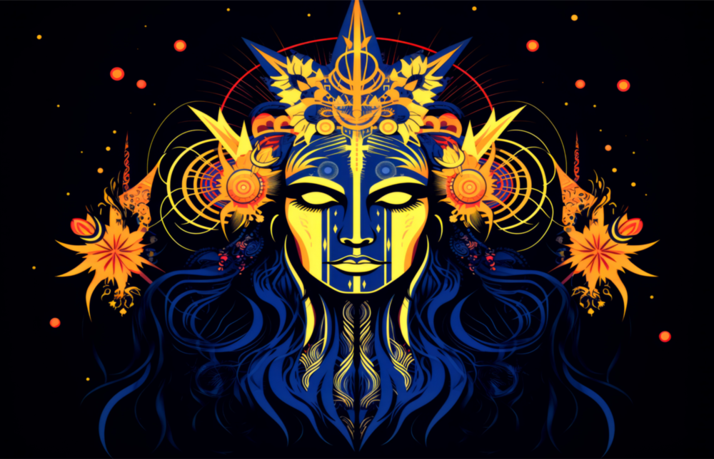 Astrologer Glass Wall Art|| Designer's Collection