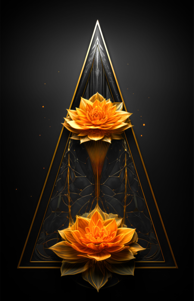 Lotus Glass Wall Art|| Designer's Collection