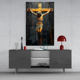 Jesus Christ Glass Wall Art|| Designer's Collection