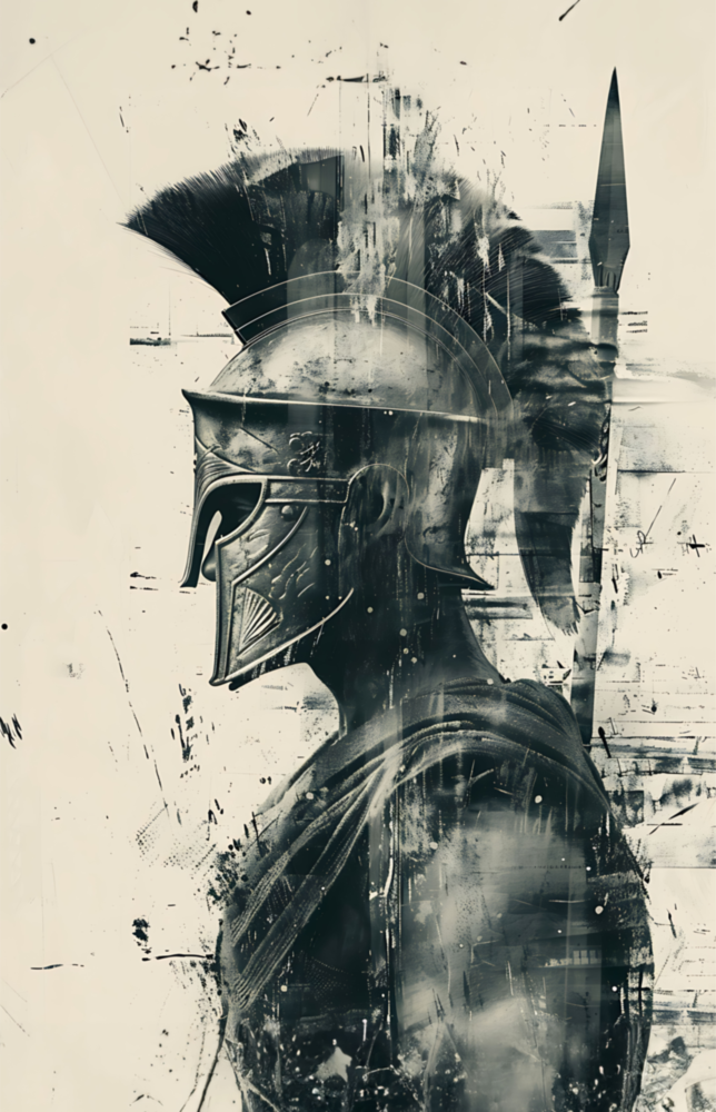 Gladiator Glass Wall Art || Designer Collection