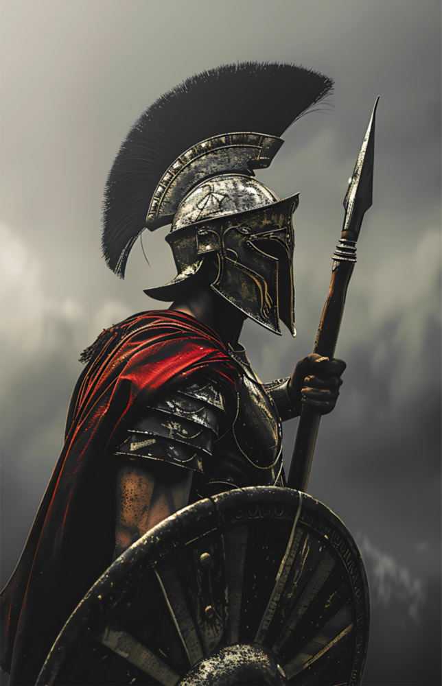 Gladiator Glass Wall Art || Designer Collection