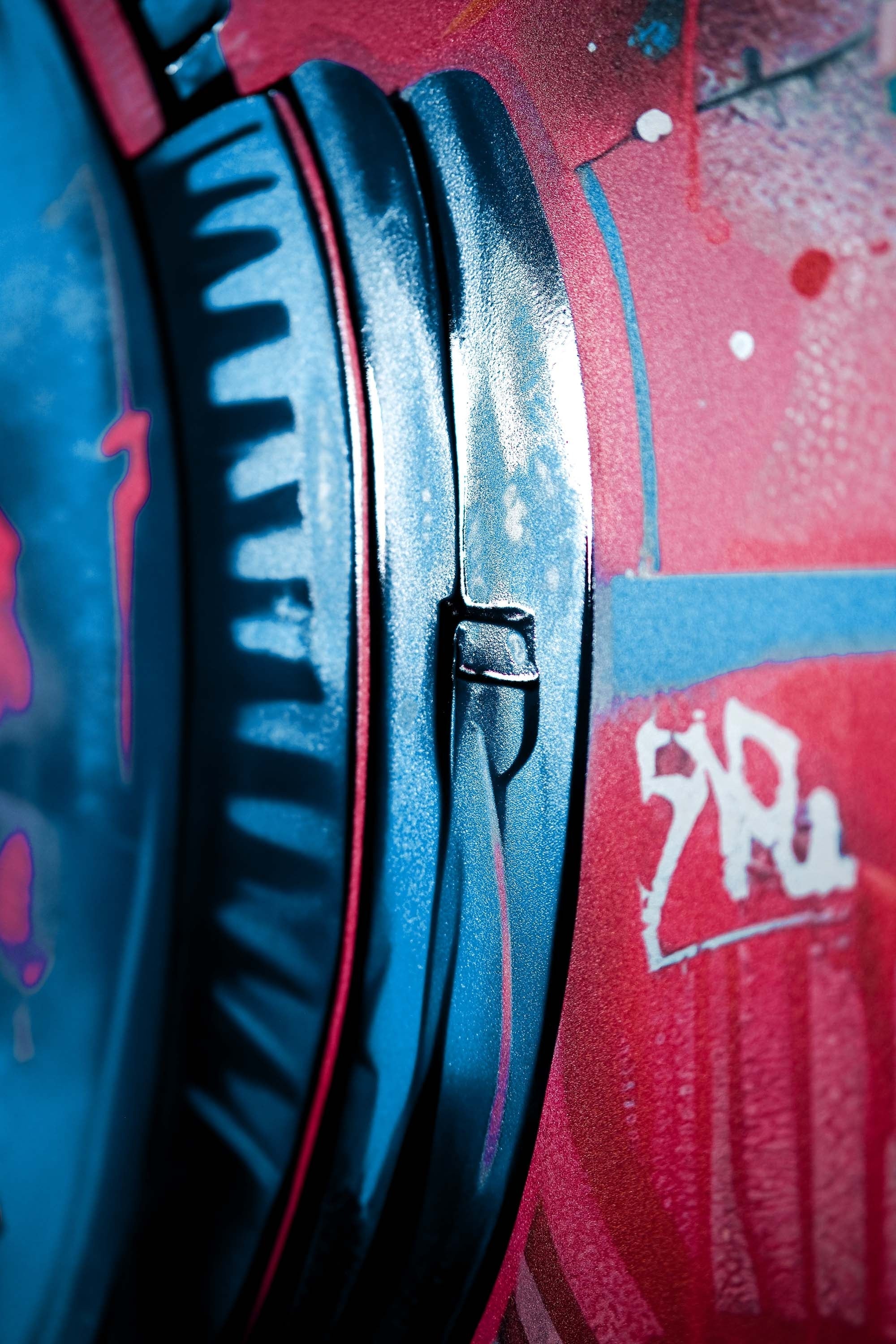 Urban Rebel Bot — 3D Haptic Embossed High-Gloss Luxury Wall Art