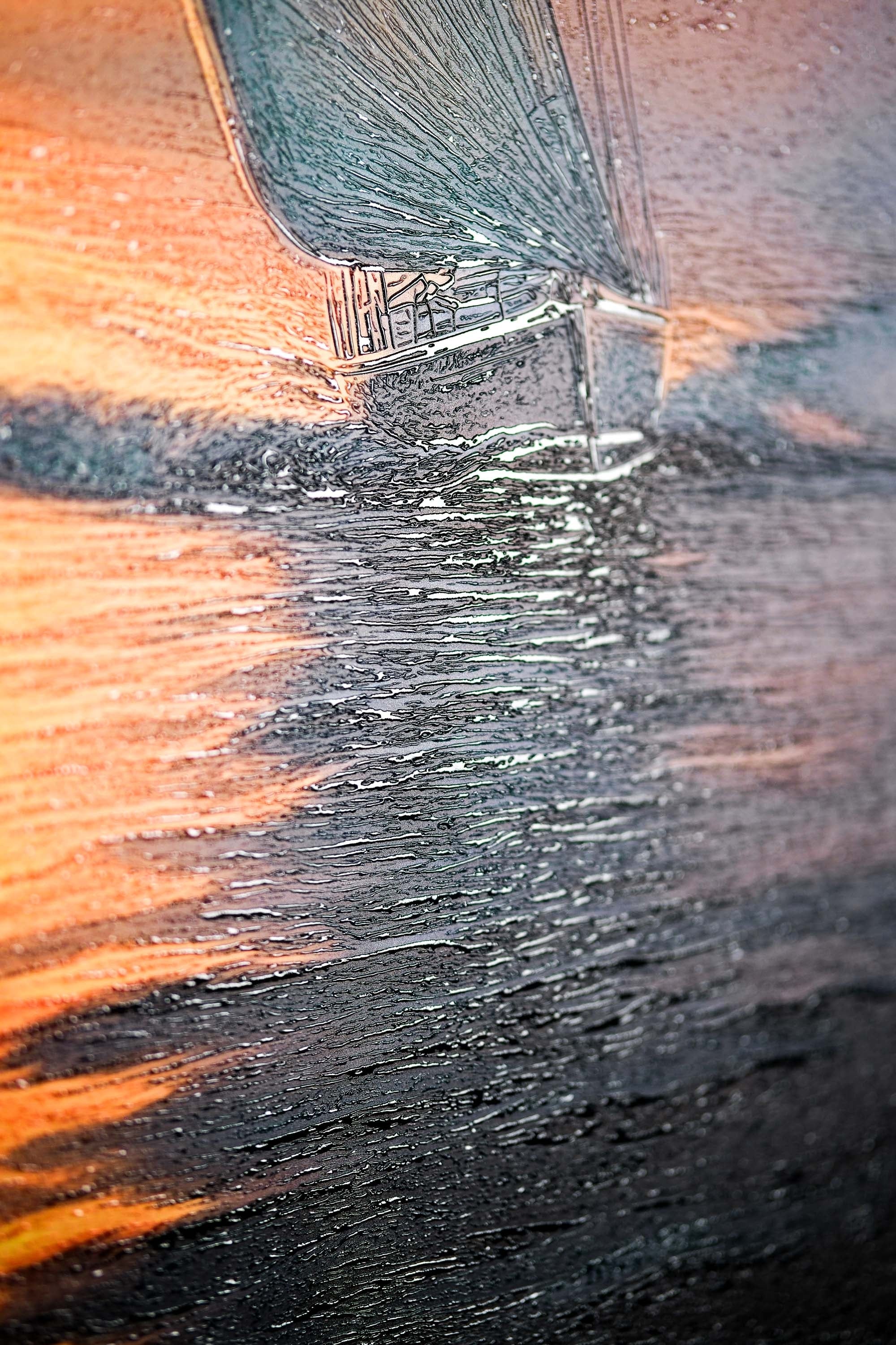 Urban Rebel Bot — 3D Haptic Embossed High-Gloss Luxury Wall Art