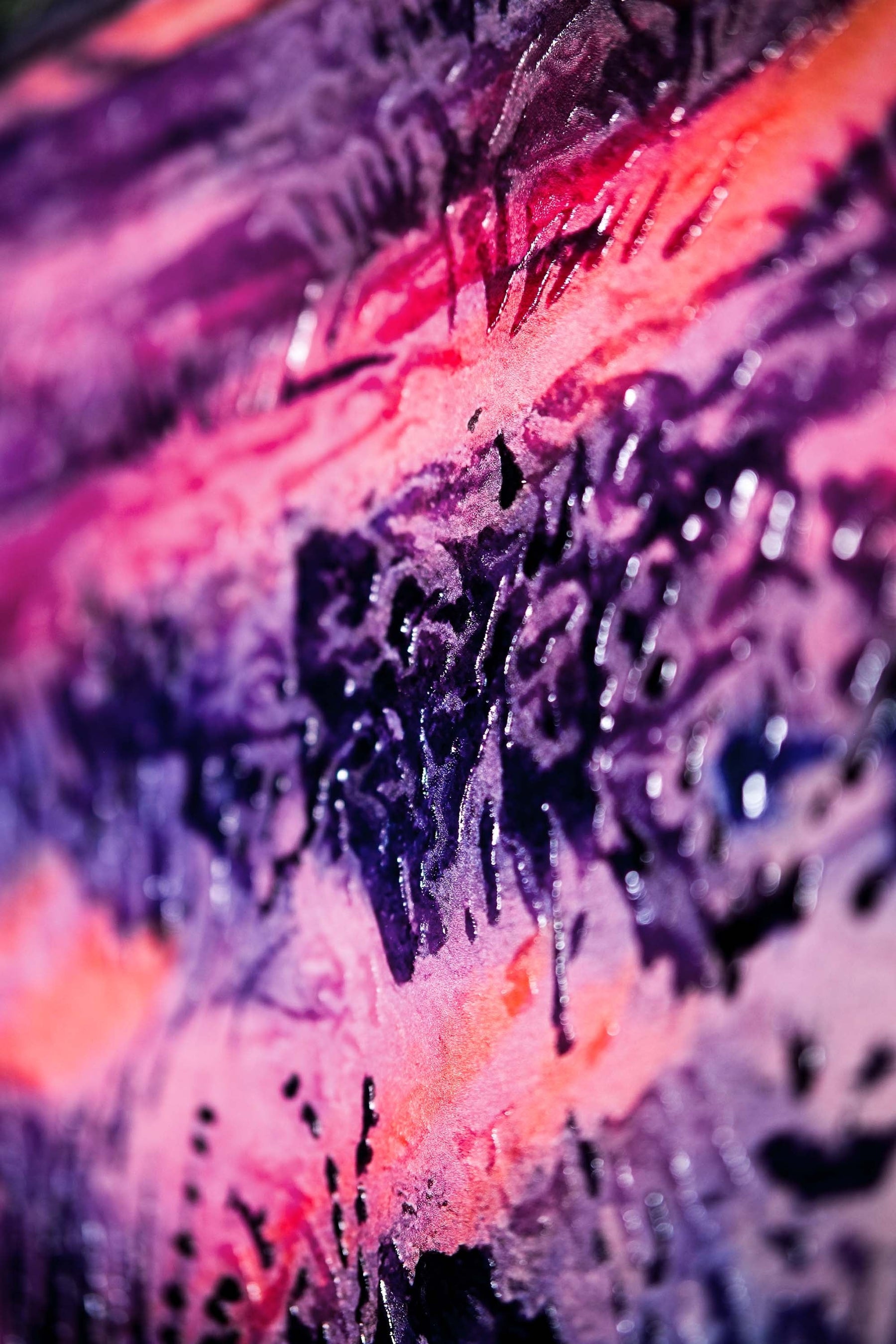 Lavender Sunset Tree — 3D Haptic Embossed High-Gloss Luxury Wall Art