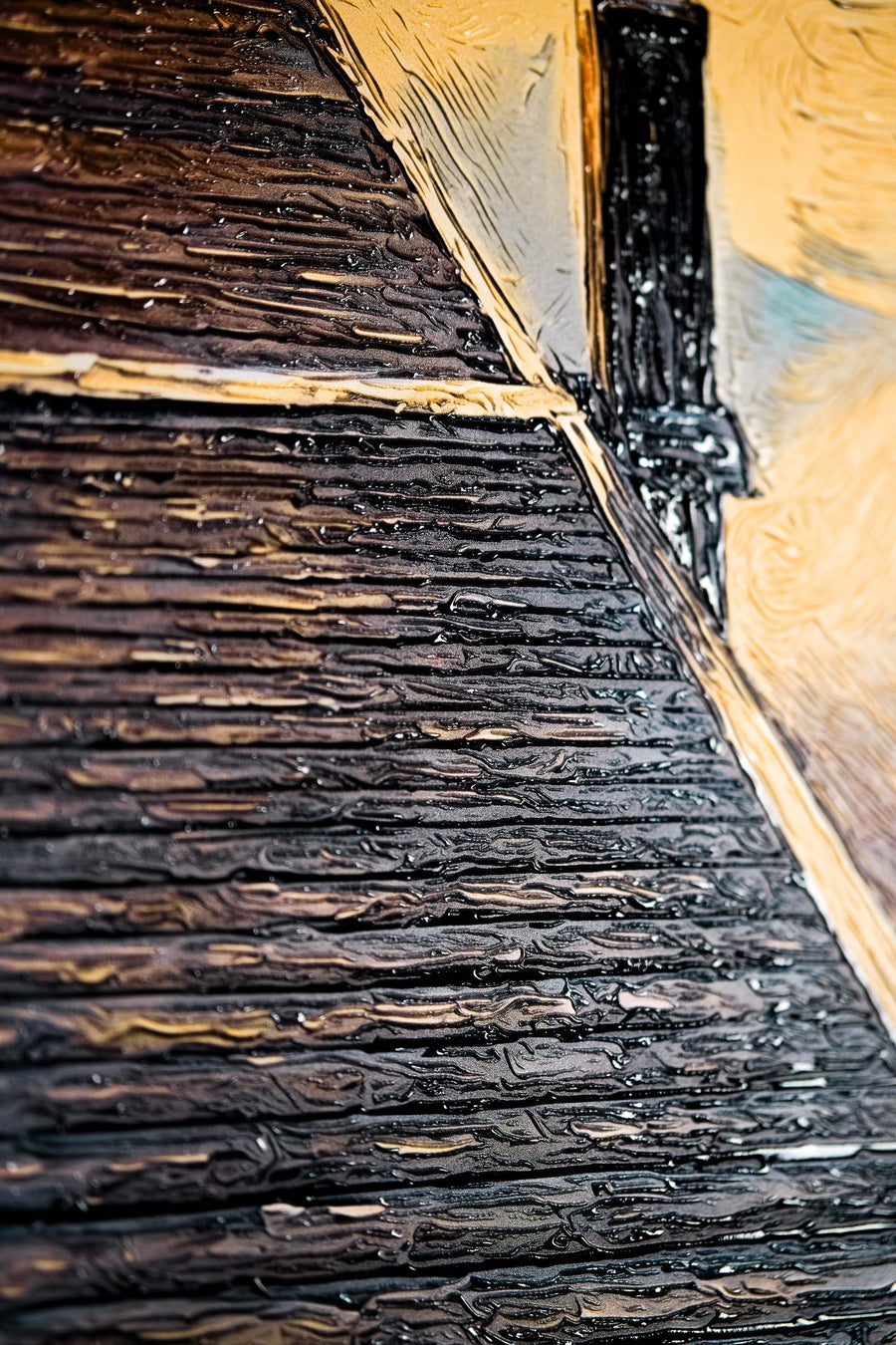 Twilight Pier Sojourn — 3D Haptic Embossed High-Gloss Luxury Wall Art