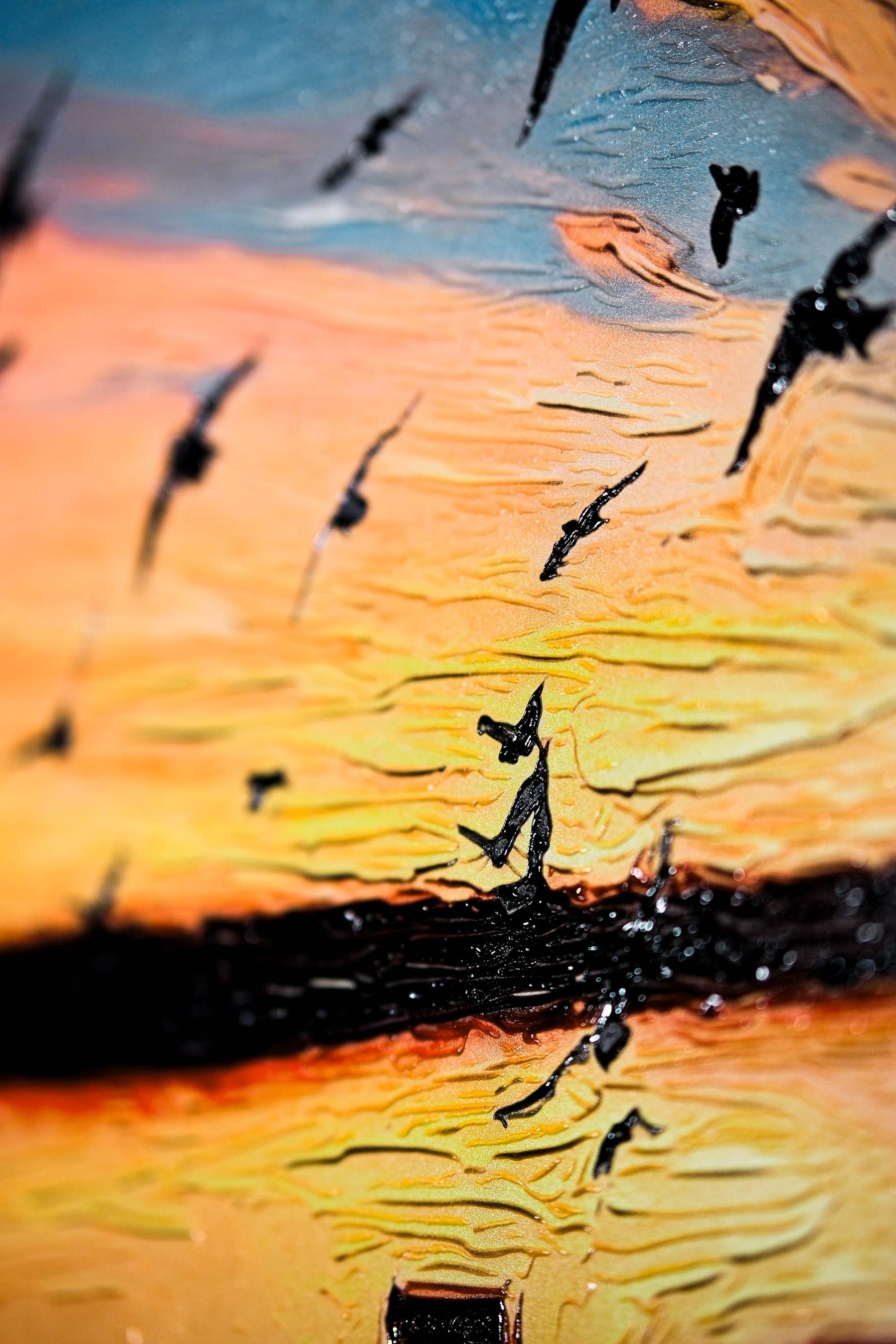 Twilight Pier Sojourn — 3D Haptic Embossed High-Gloss Luxury Wall Art