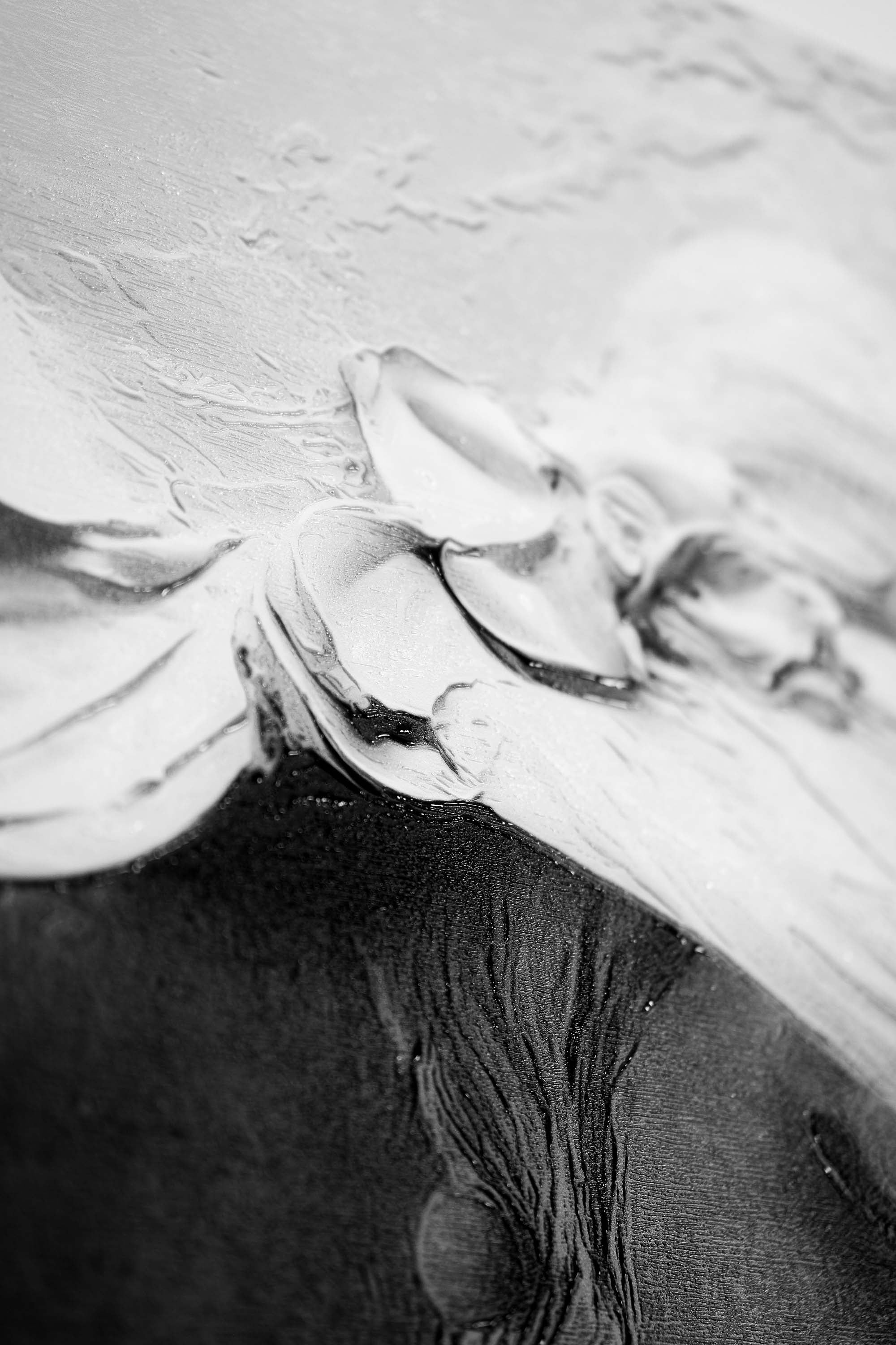 Alabaster Muse & Butterflies — 3D Haptic Embossed High-Gloss Luxury Wall Art