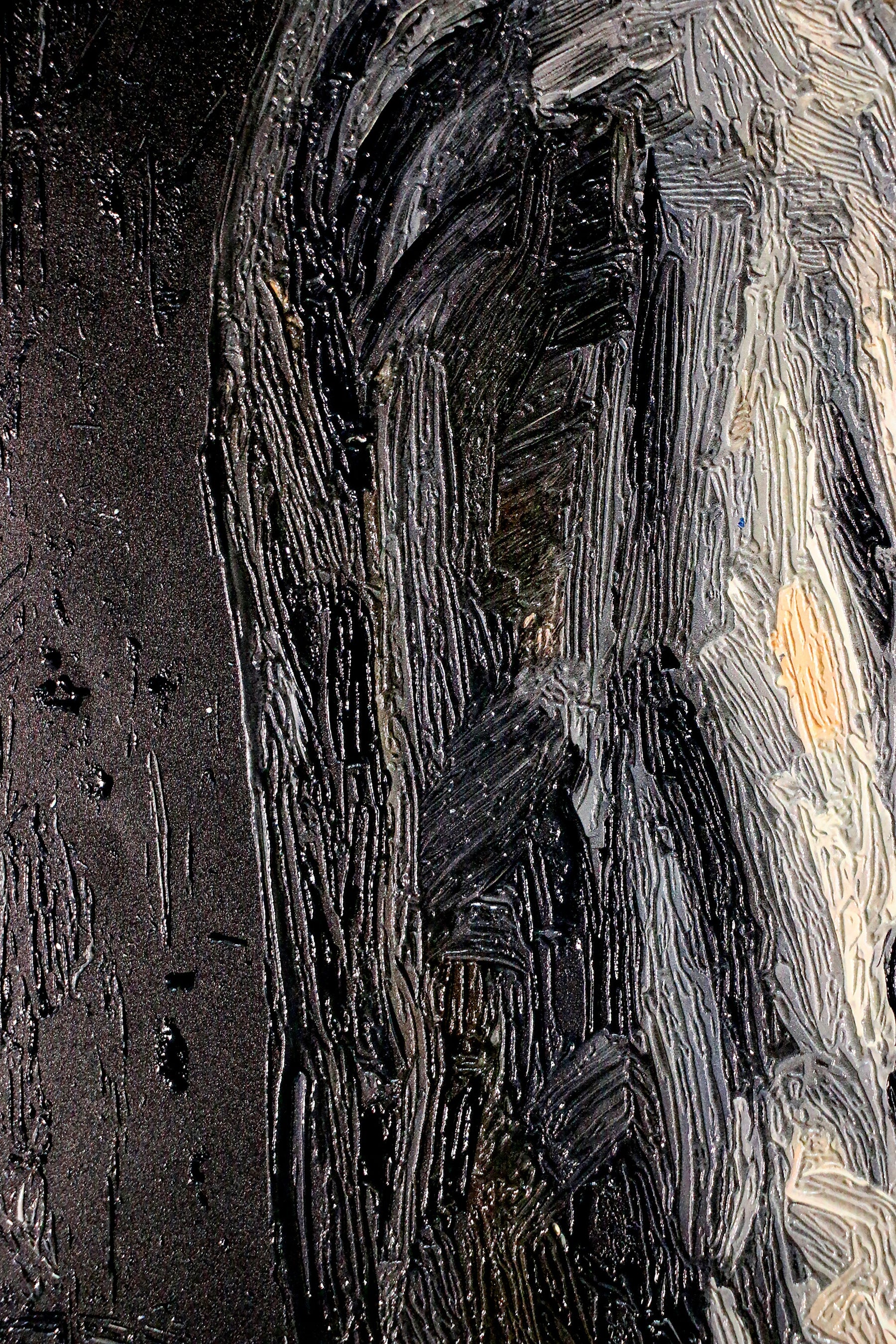 Majestic Urban Monarch — A 3D Impasto Portrait of Street Royalty