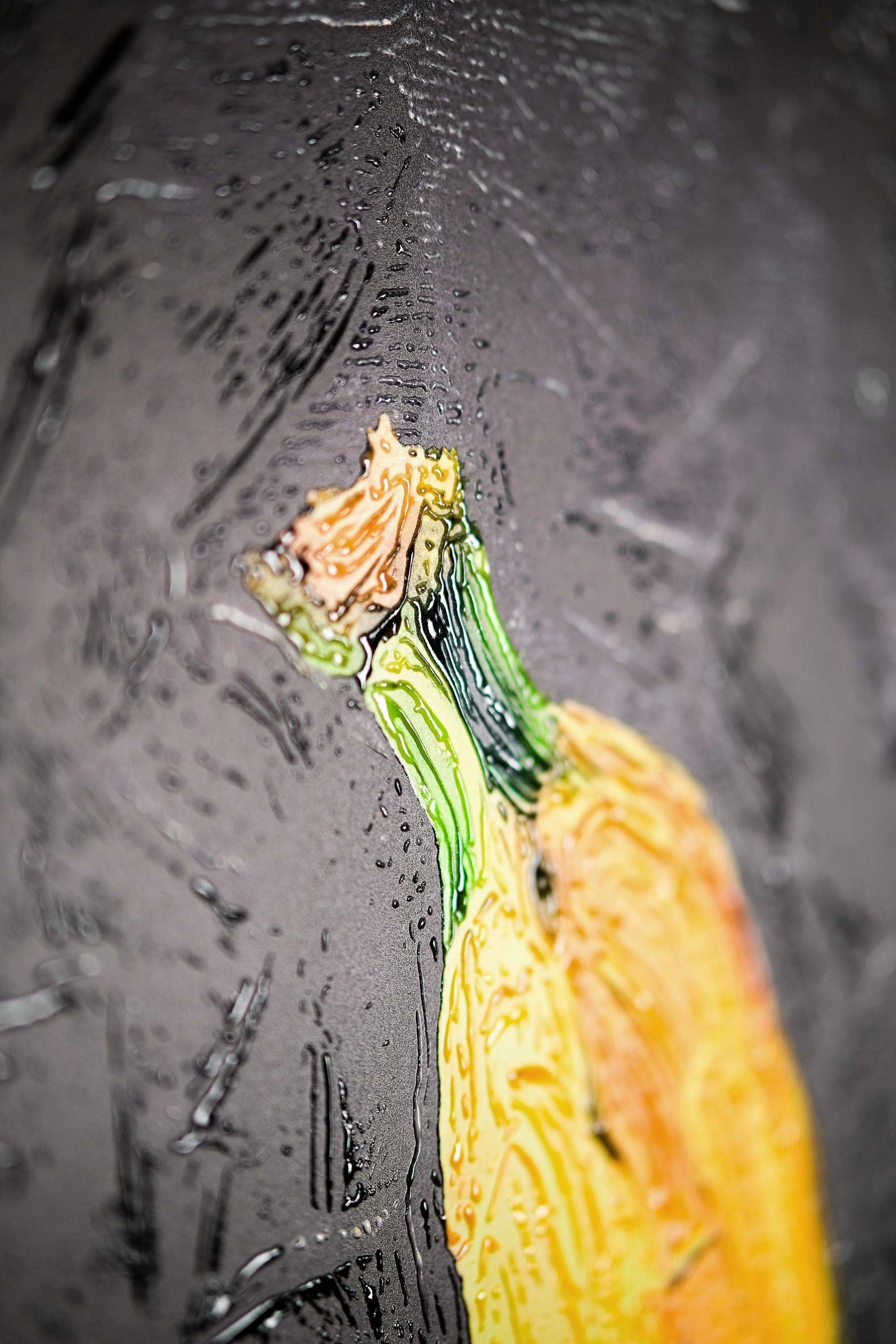 Velvet Drip — 3D Haptic Embossed High-Gloss Luxury Wall Art