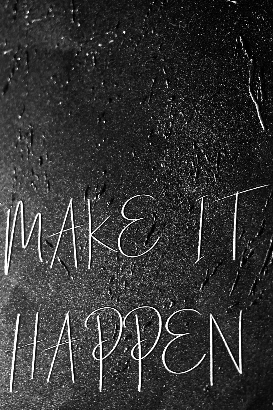 Monochrome Lotus Manifest — A Textured Vow in Black & White