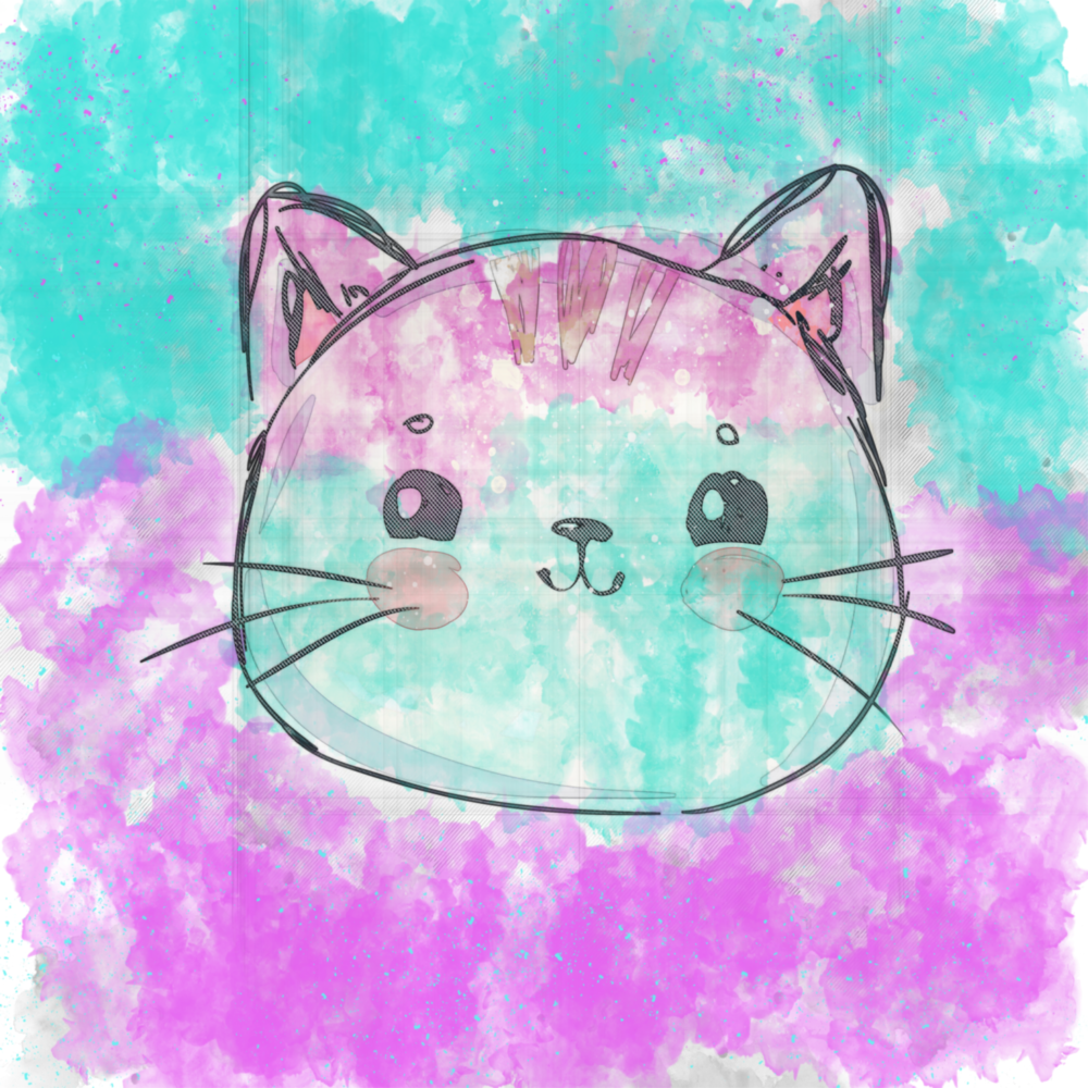 Kitty Glass Wall Art