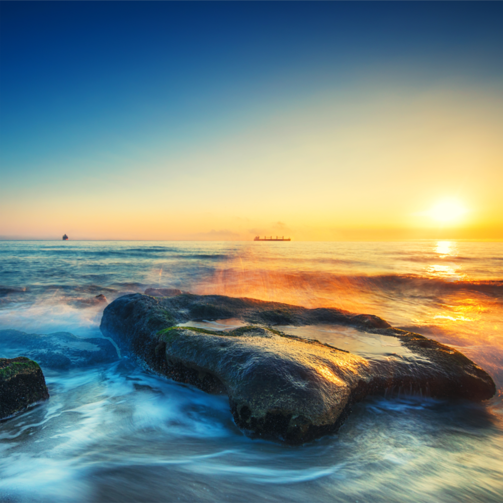 Sunset Glass Wall Art