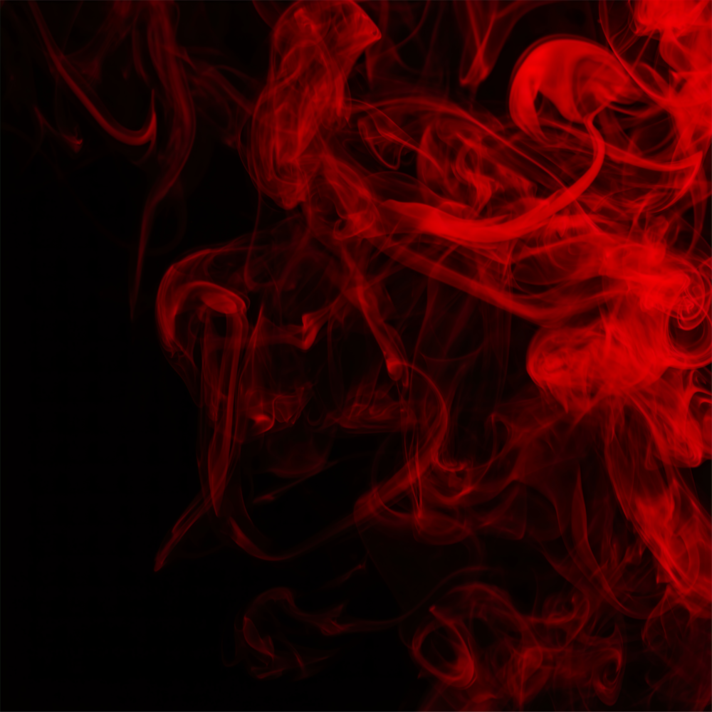Red Smoke Glass Wall Art
