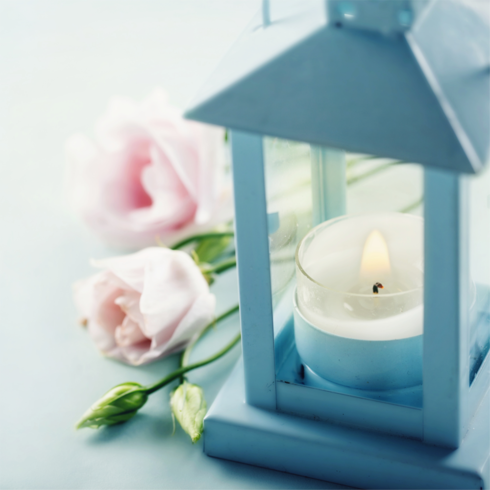 Candle Glass Wall Art