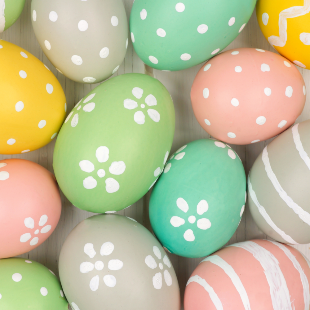 Eggs Glass Wall Art