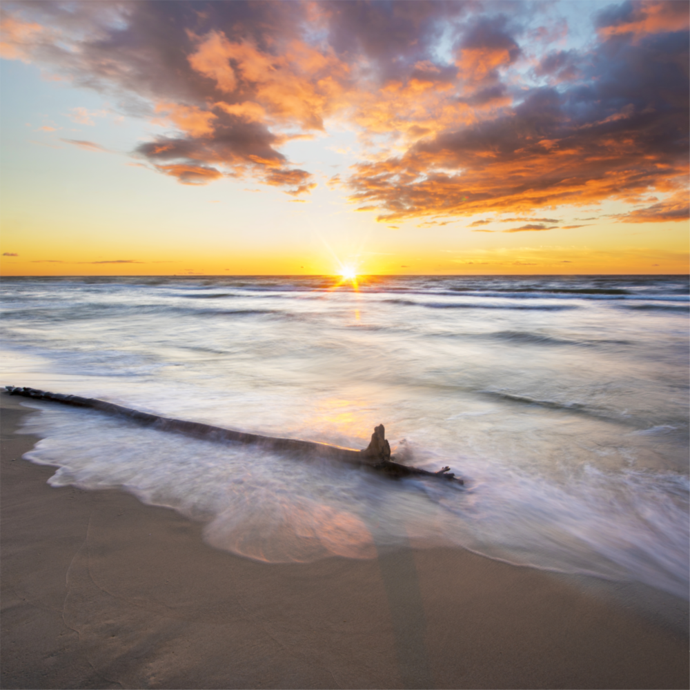 Sunset Glass Wall Art