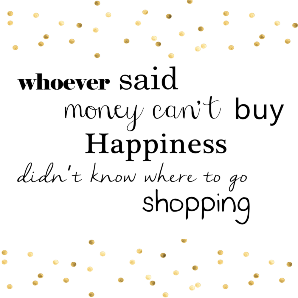 Shopping Glass Wall Art