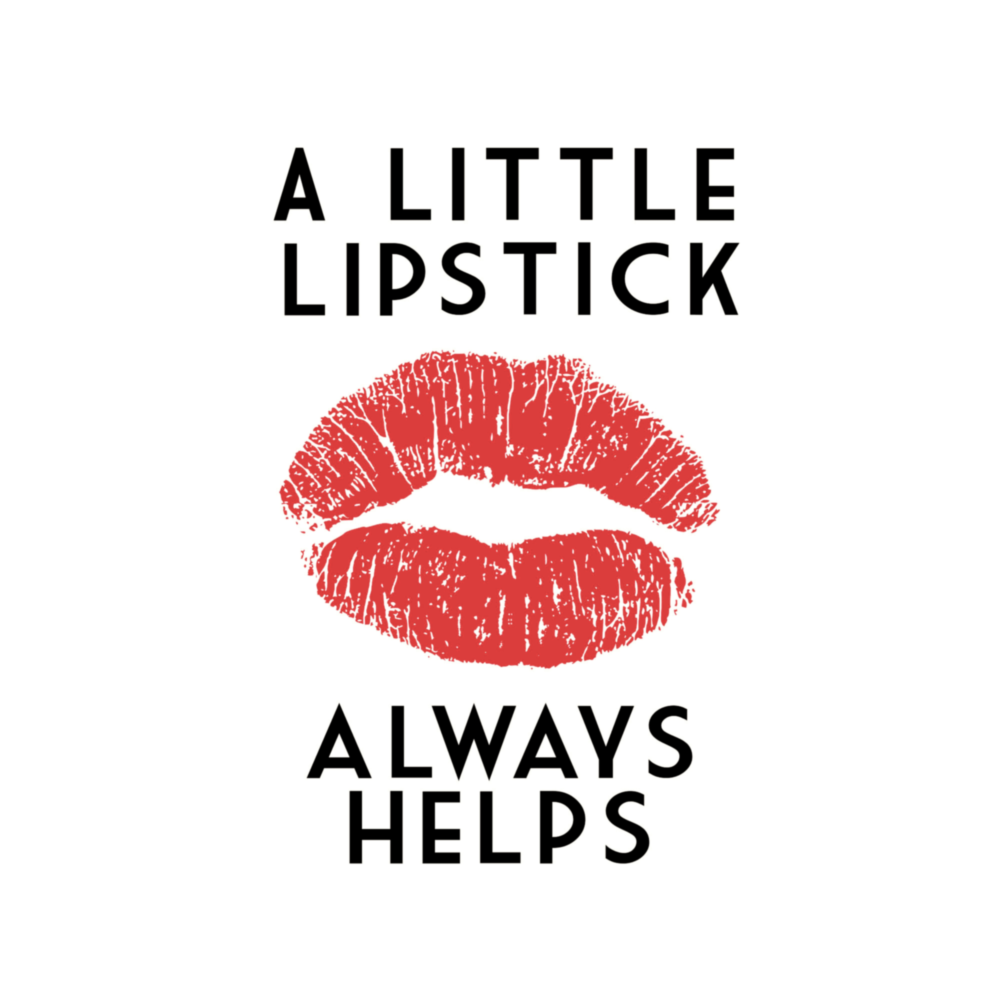 Lipstick Glass Wall Art