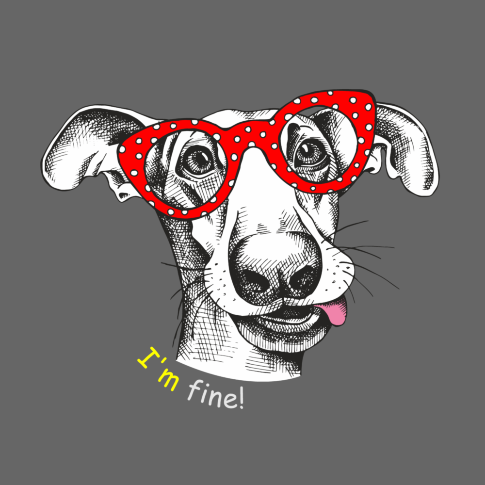 Dog Glass Wall Art
