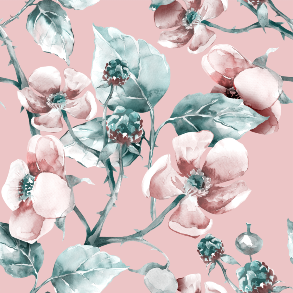 Flower Glass Wall Art