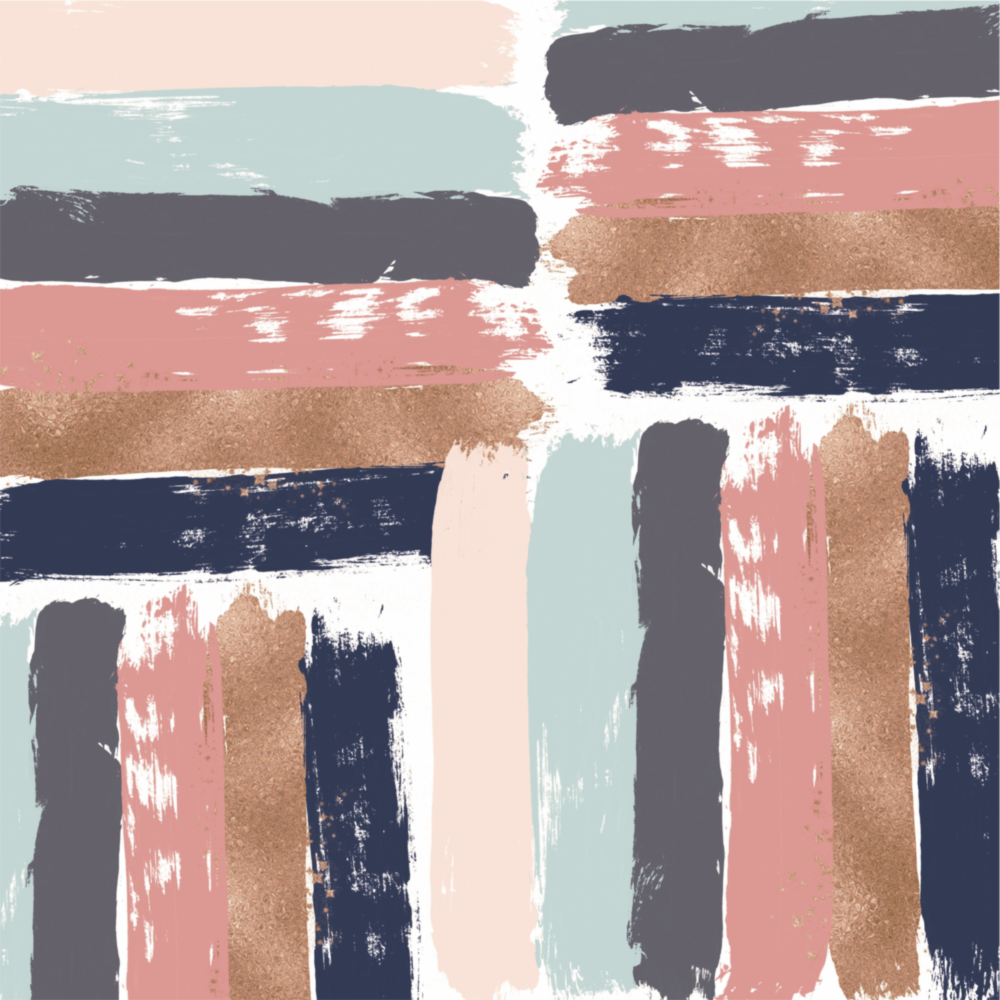 Brush Marks Glass Wall Art