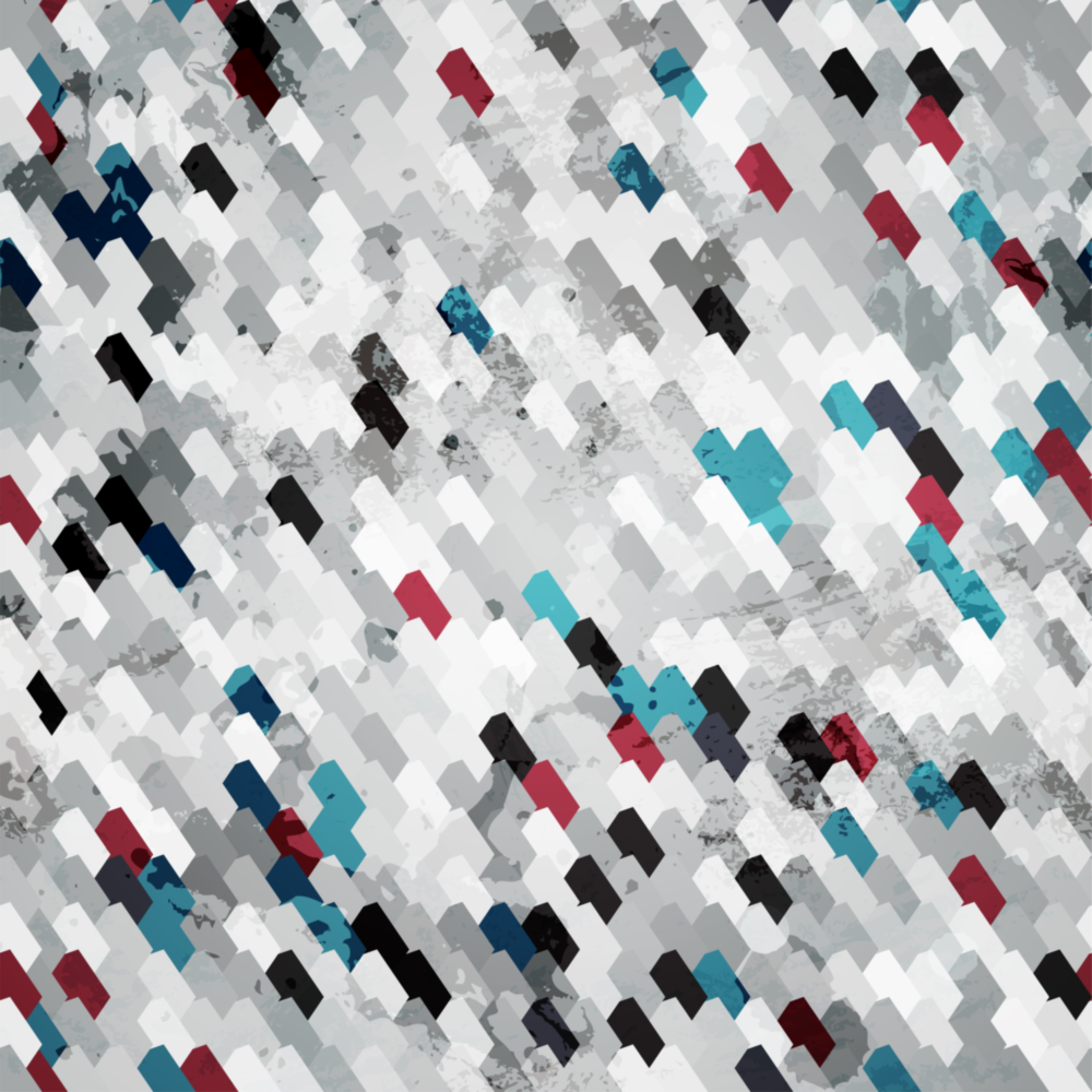 Pixels Glass Wall Art