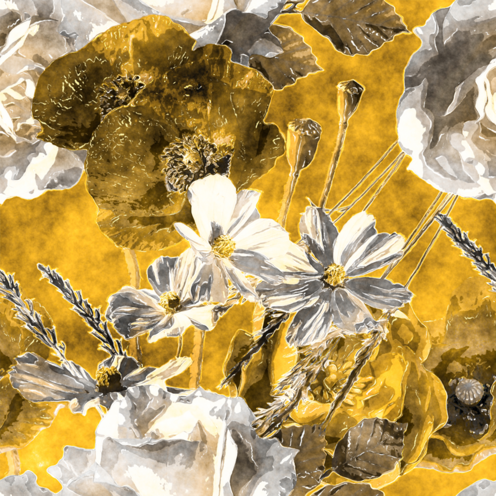 Daisies Glass Wall Art