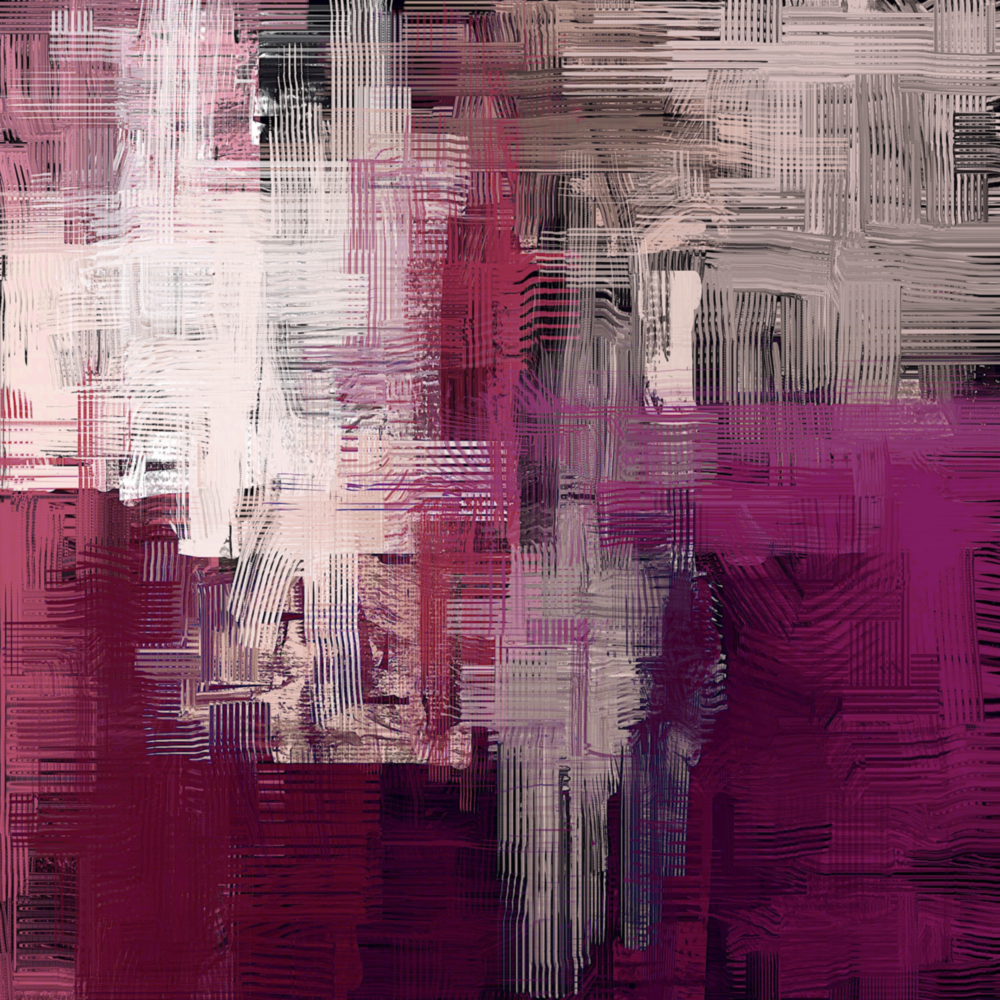 Purple Touch Glass Wall Art