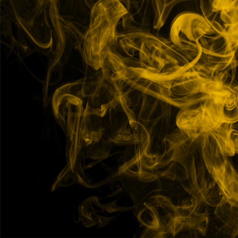 Yellow Smoke Glass Wall Art