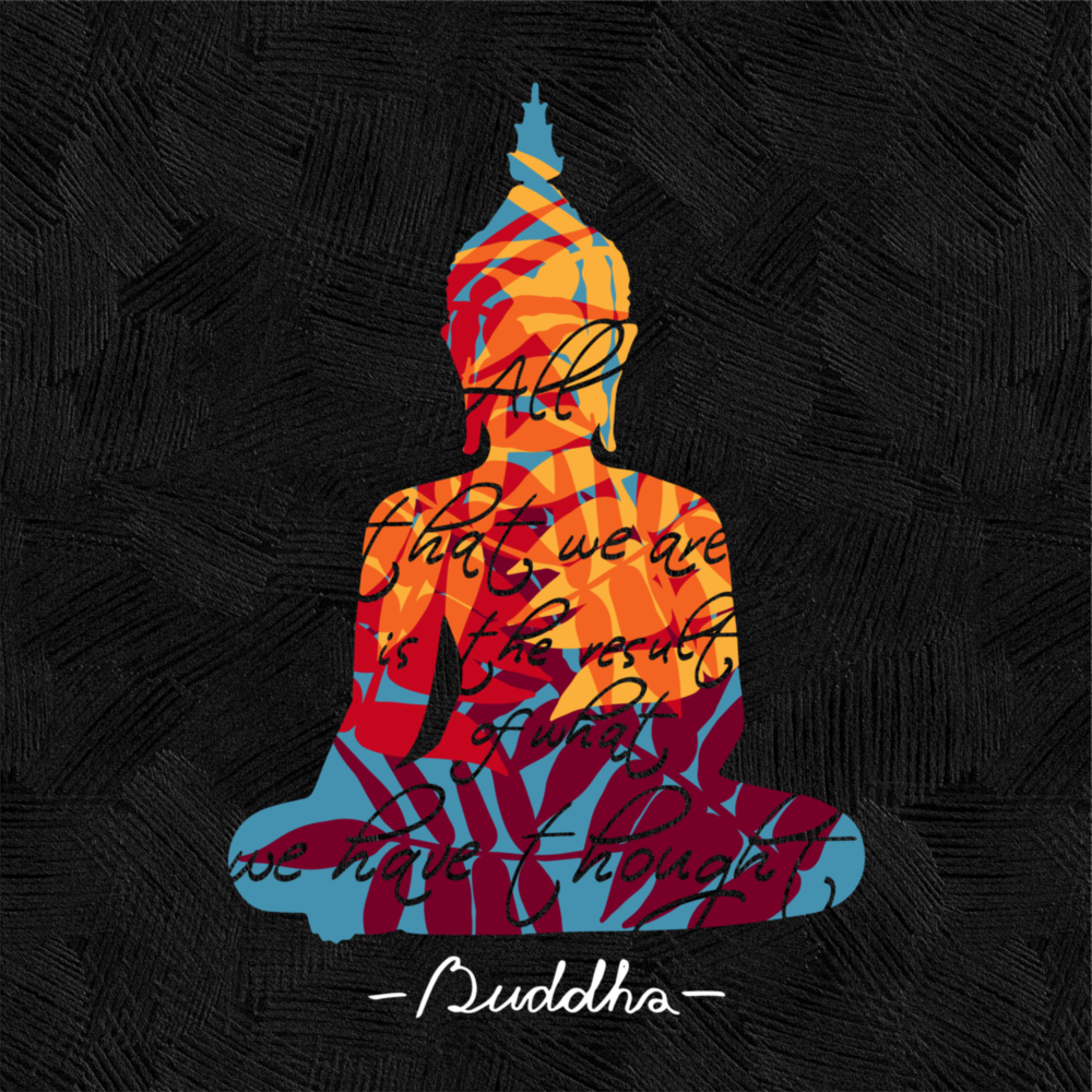 Buddha Glass Wall Art