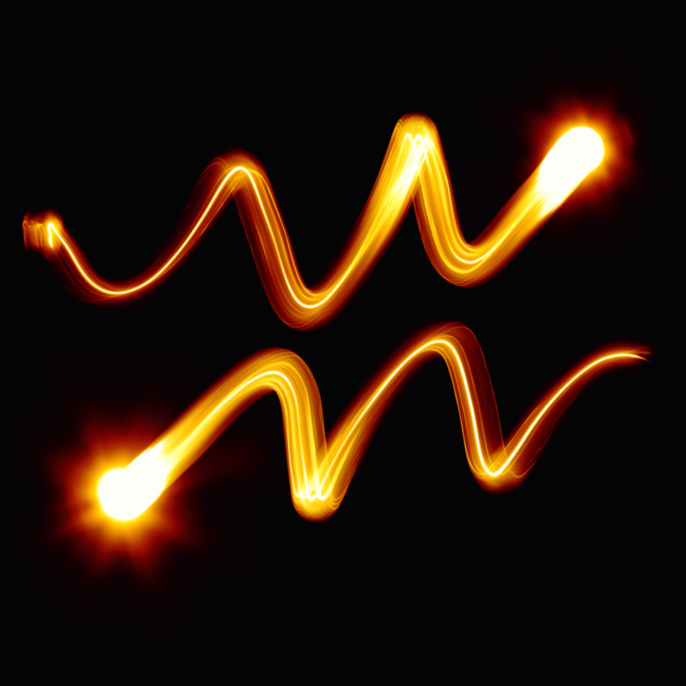 Horoscopes - Aquarius Glass Wall Art