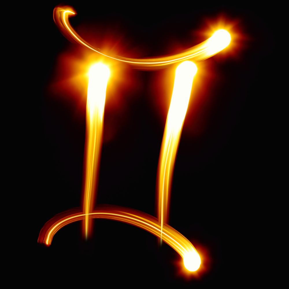 Horoscopes - Gemini Glass Wall Art