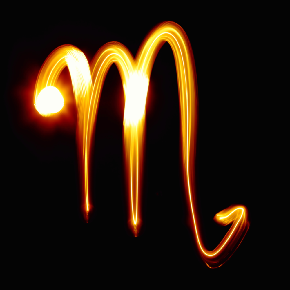 Horoscopes - Scorpio Glass Wall Art