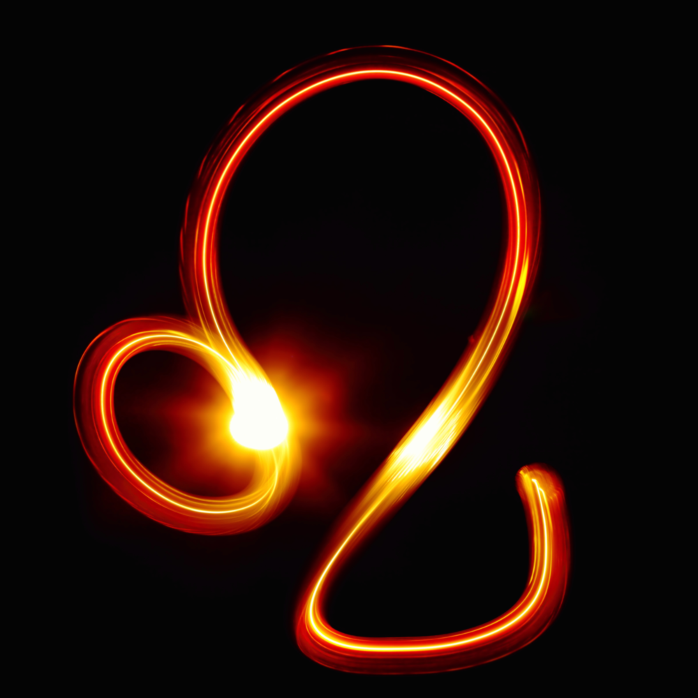 Horoscopes - Leo Glass Wall Art