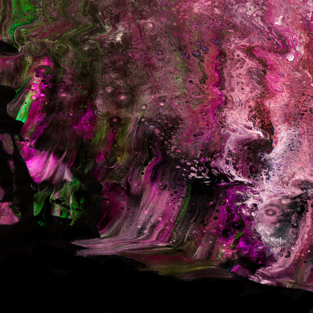 Flowing Colors Glass Wall Art