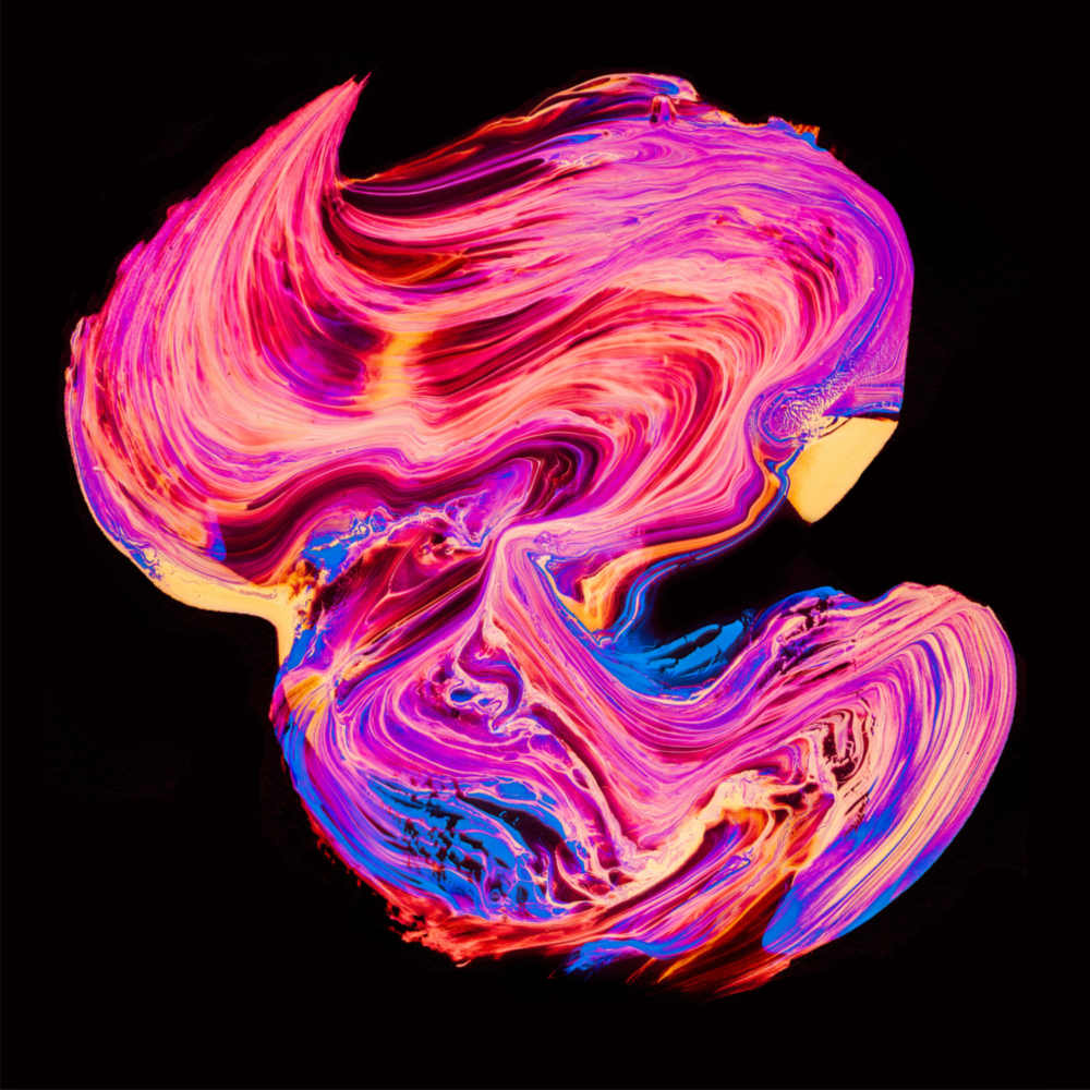 Dance of Colors Glass Wall Art