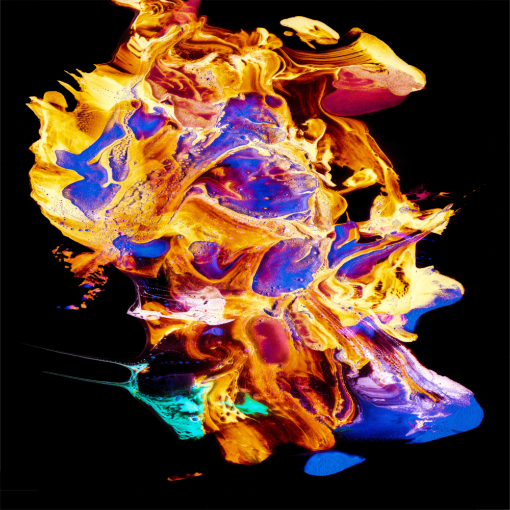 Dance of Colors Glass Wall Art