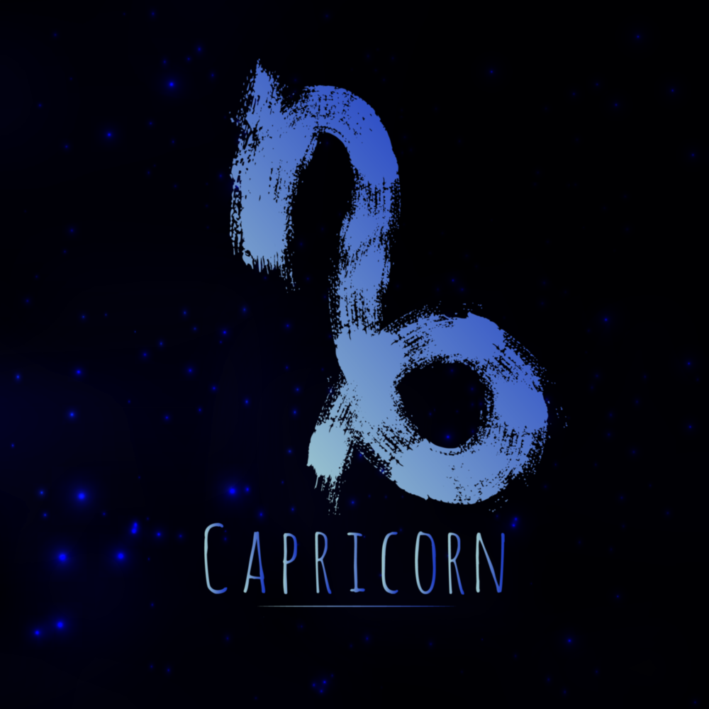 Horoscopes - Capricorn Glass Wall Art